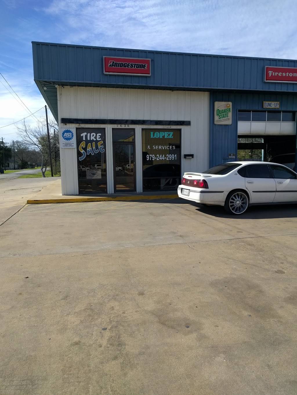 Lopez Tire Shop | 1420 Avenue F, Bay City, TX 77414, USA | Phone: (979) 244-2991