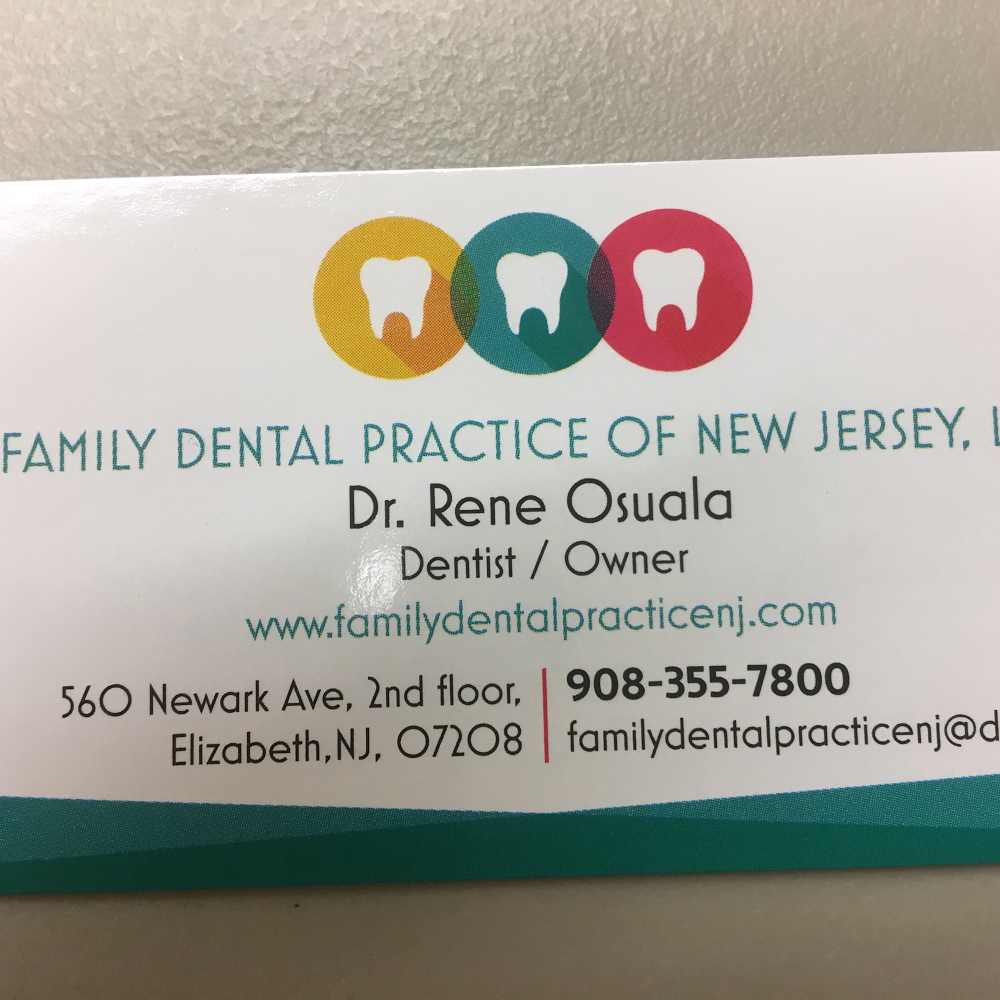 Family Dental Practice of New Jersey, LLC | 560 Newark Ave 2nd floor, Elizabeth, NJ 07208, USA | Phone: (908) 355-7800
