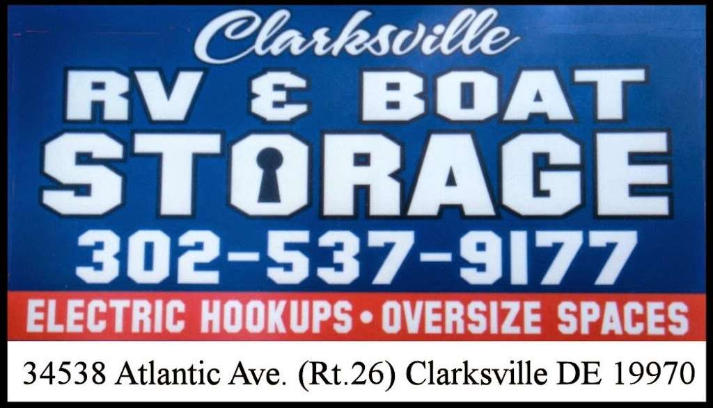 Clarksville RV & Boat Storage | 34538 Atlantic Ave, Ocean View, DE 19970, USA | Phone: (302) 537-9177