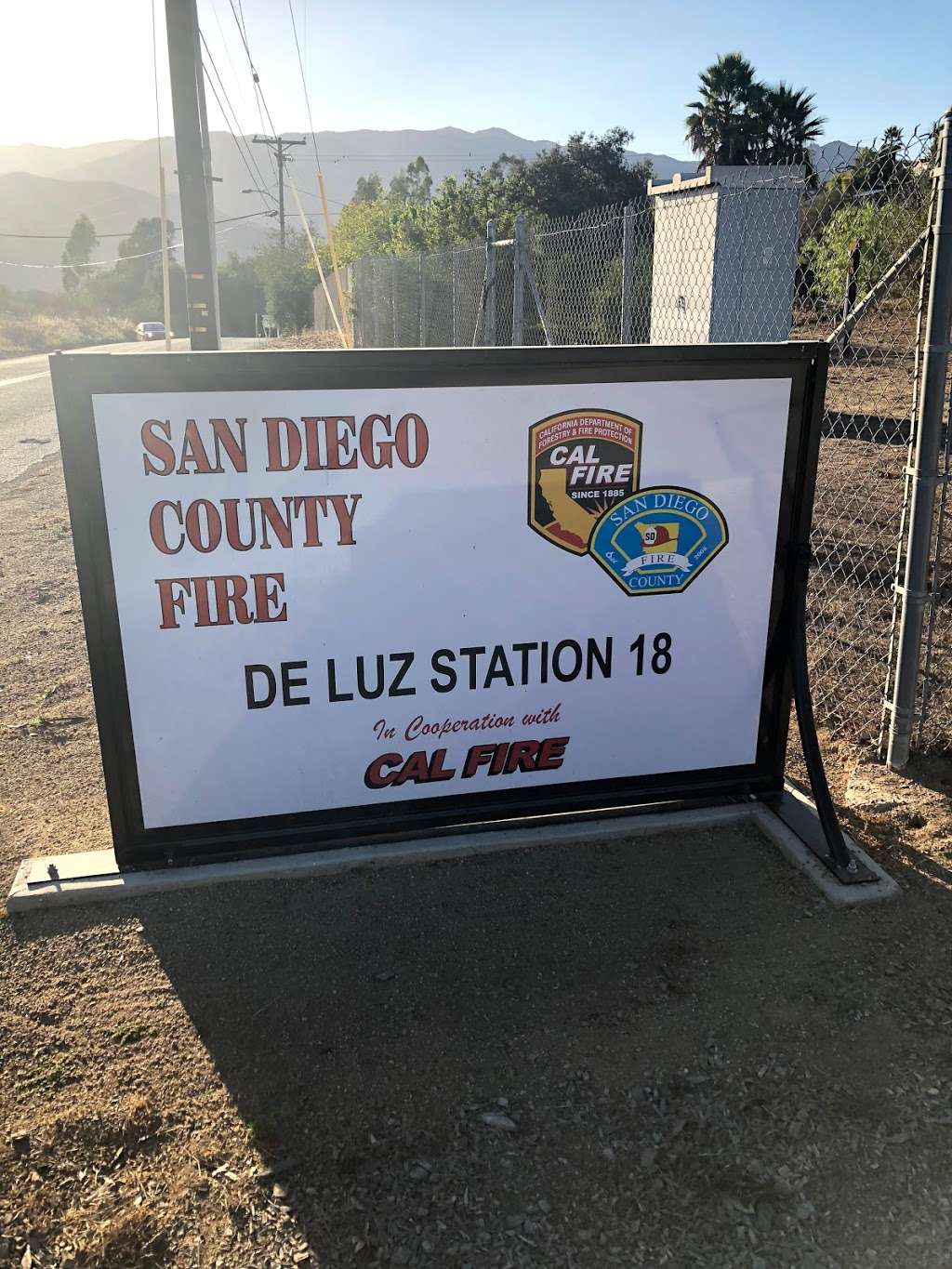 CAL FIRE San Diego Fire Station 16 | 39431 De Luz Rd, Fallbrook, CA 92028, USA | Phone: (760) 728-2422
