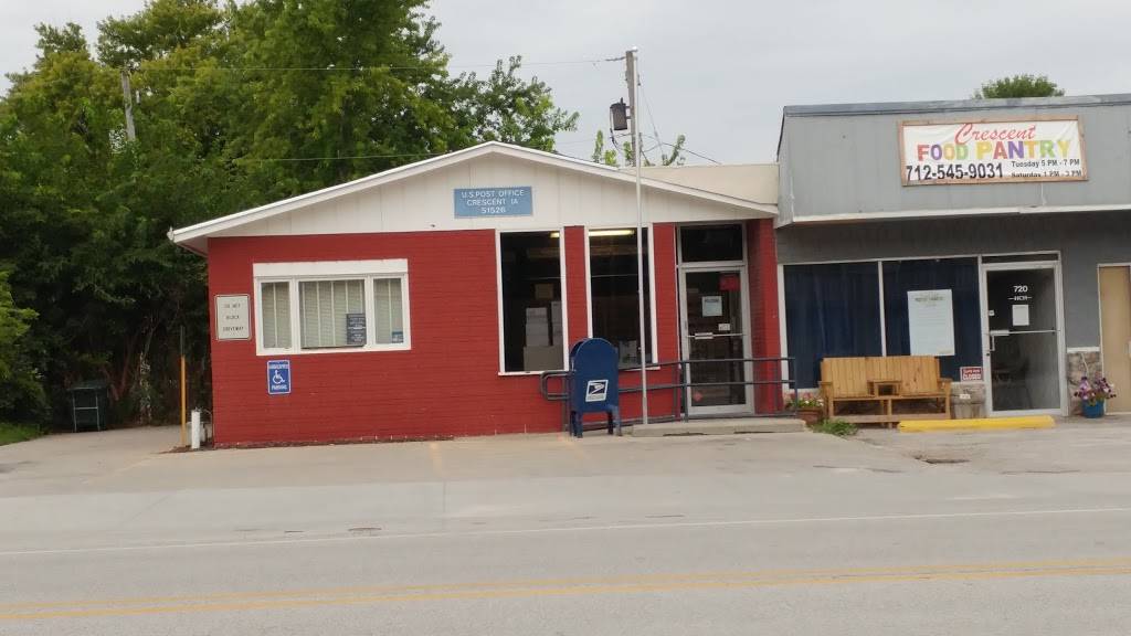 United States Postal Service | 718 Old Lincoln Hwy, Crescent, IA 51526, USA | Phone: (800) 275-8777