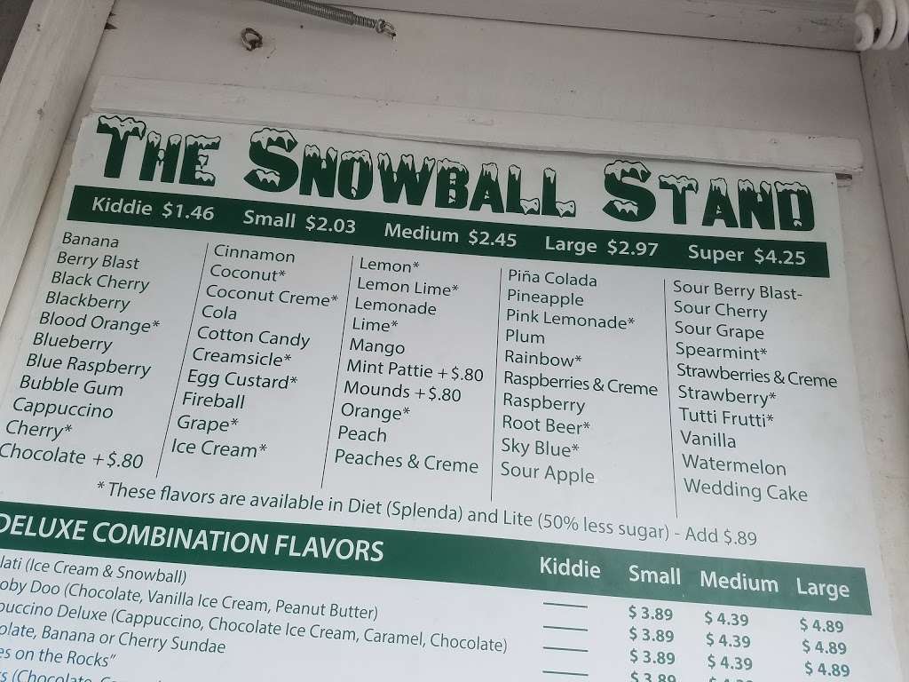 The Snowball Stand | 1970 Woodstock Rd, Woodstock, MD 21163, USA | Phone: (443) 405-2557