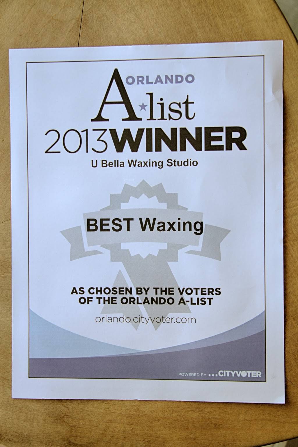 U Bella Waxing Studio | 4976 E Colonial Dr, Orlando, FL 32803, USA | Phone: (407) 250-6788