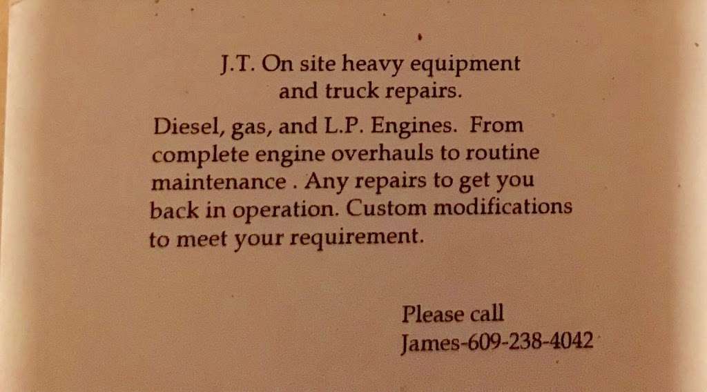 J.T. On-Site Heavy Equipment and Truck Repair | NJ Tpke, Woodbury, NJ 08096, USA | Phone: (609) 238-4042