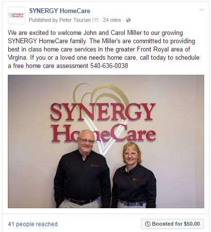 SYNERGY HomeCare | 1105 N Royal Ave #2, Front Royal, VA 22630 | Phone: (540) 636-0038