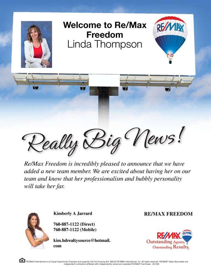 RE/MAX Freedom | 6566 Caliente Rd, Oak Hills, CA 92344, USA | Phone: (760) 488-6471