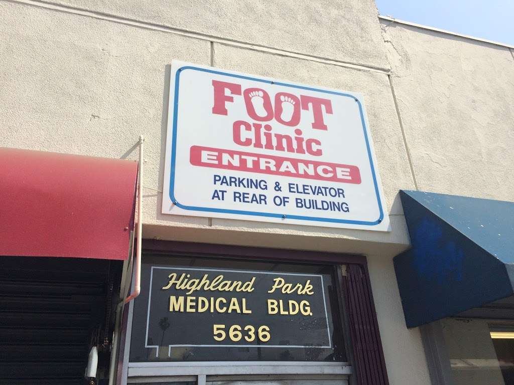 Foot Clinic, Podiatry Group | 5636 N Figueroa St, Los Angeles, CA 90042, USA | Phone: (323) 255-1441