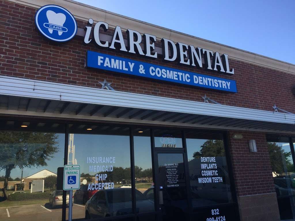 I Care Dental | 11611 W Airport Blvd, Meadows Place, TX 77477, USA | Phone: (832) 999-4124