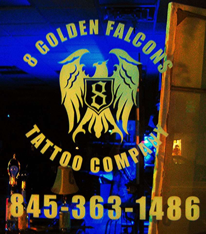 8 Golden Falcons Tattoo Company | 52 Main St, Brewster, NY 10509 | Phone: (845) 363-1486