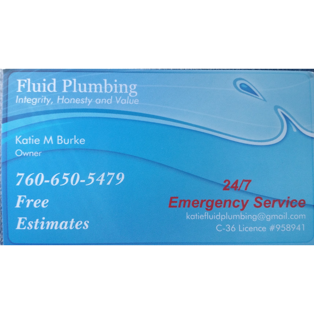 Fluid Plumbing | 5240 Hubbert St, Oceanside, CA 92056, USA | Phone: (760) 650-5479