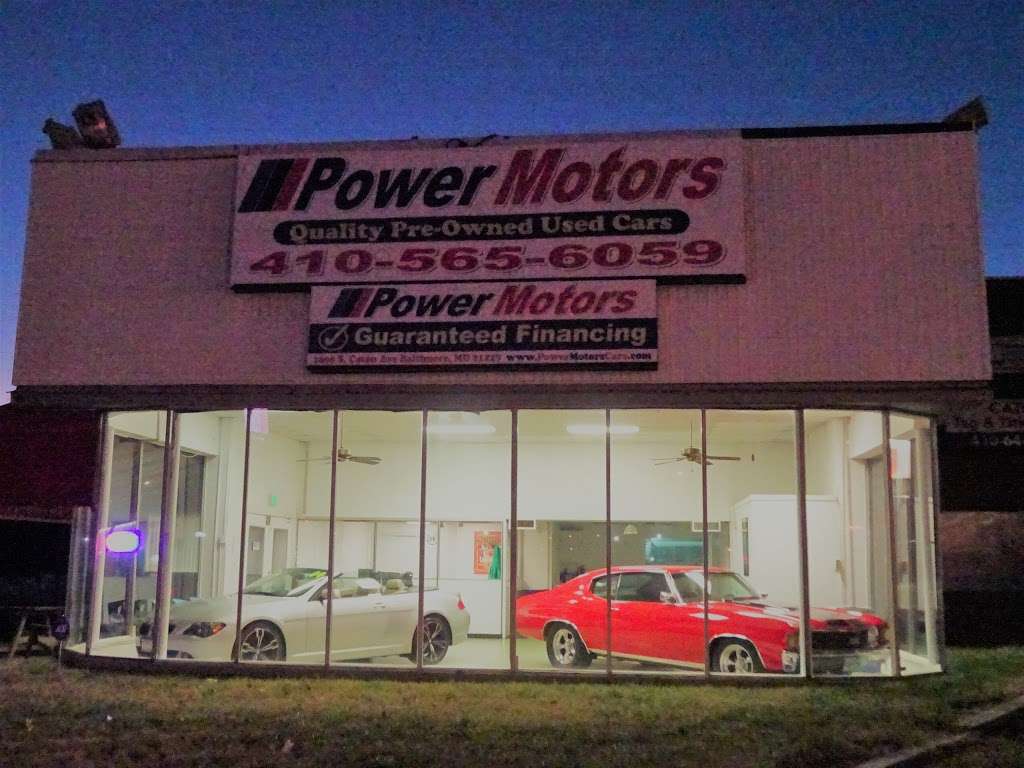 Power Motors | 1800 S Caton Ave, Halethorpe, MD 21227, USA | Phone: (410) 565-6059