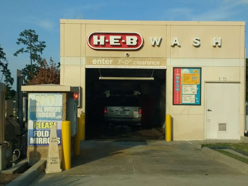 H-E-B Soft Touch Car Wash | 3601 Farm to Market Rd 1488, The Woodlands, TX 77384, USA | Phone: (936) 271-2730