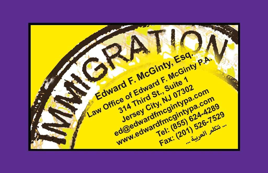 Immigration Law Office of Edward F. McGinty P.C. | 1 N Main St, Wharton, NJ 07885, USA | Phone: (855) 624-4289