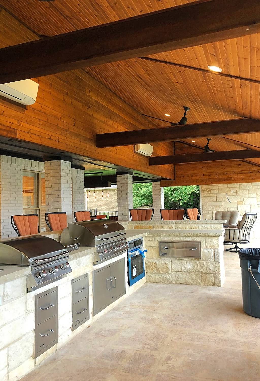HJ Cedar Patio Covers and Stamped Concrete | 1364 Lake Grove Dr, Little Elm, TX 75068, USA | Phone: (214) 859-0111