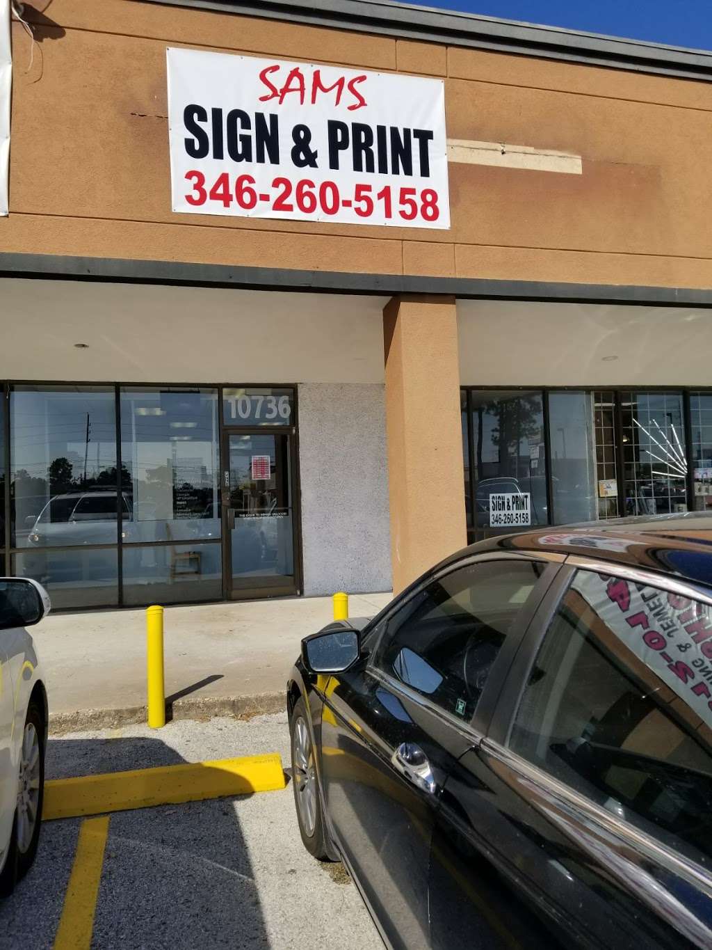 Sams Sign & Print | 10736 Cypress Creek Pkwy, Houston, TX 77070 | Phone: (346) 260-5158