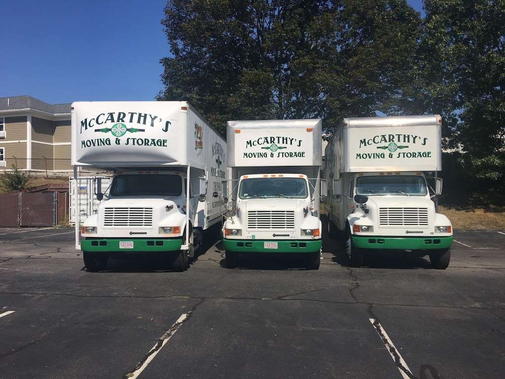 McCarthys Moving & Storage | 52 Oak St, Weymouth, MA 02190, USA | Phone: (781) 534-1074