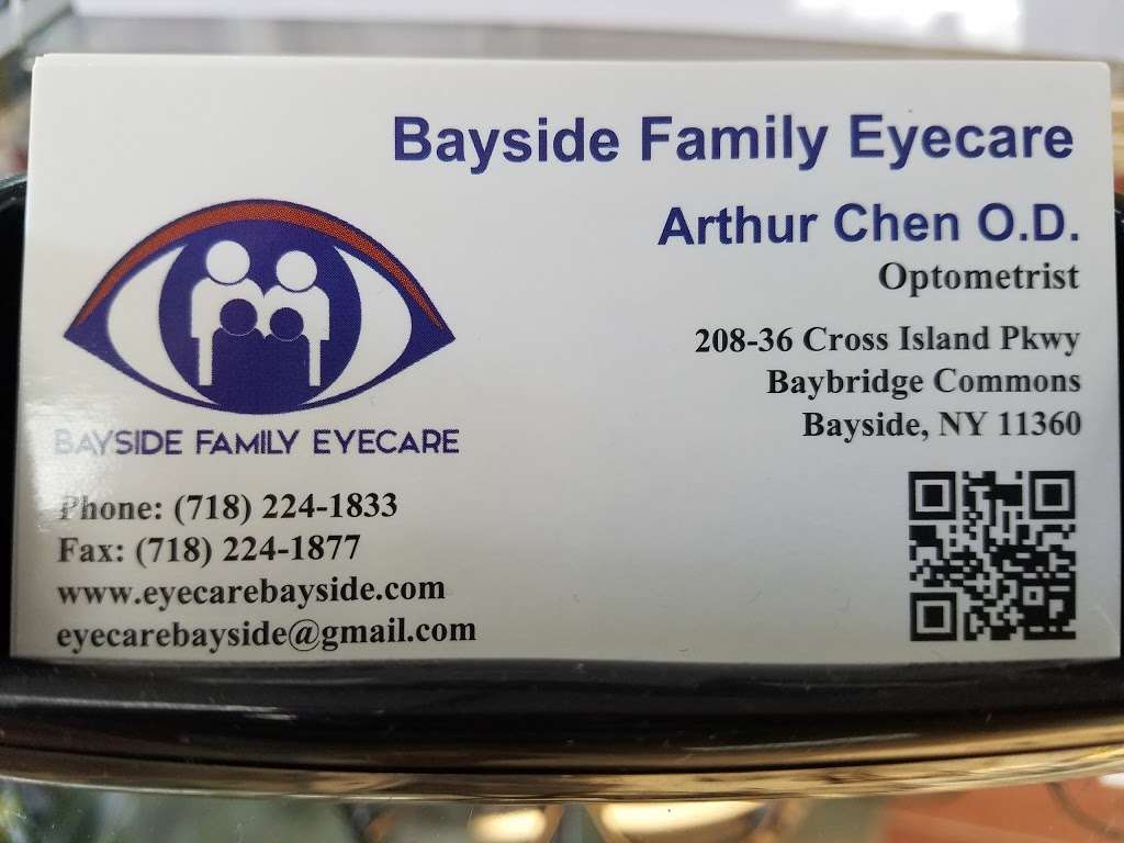 Bayside Family Eyecare | 208 Cross Island Pkwy, Bayside, NY 11360, USA | Phone: (718) 224-1833