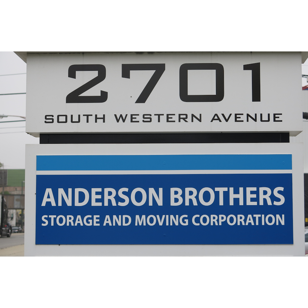 Anderson Brothers Storage and Moving Corporation | 2701 S Western Ave, Chicago, IL 60608, USA | Phone: (773) 935-0013