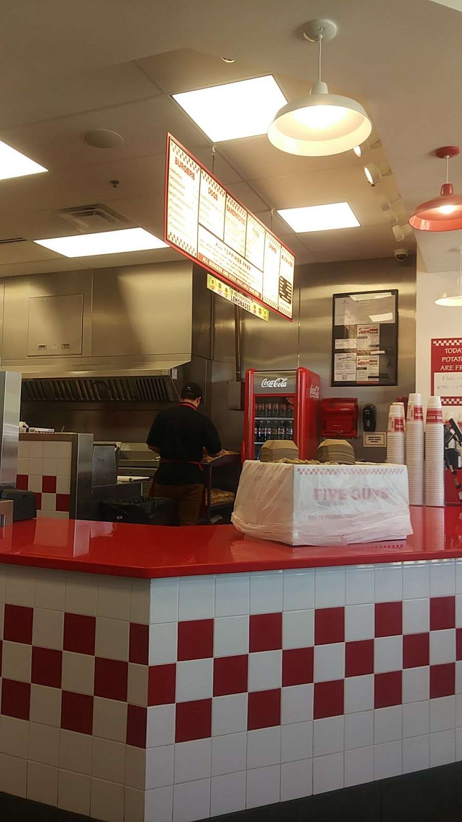 Five Guys | 4226 Fortuna Center Plaza, Dumfries, VA 22026, USA | Phone: (703) 580-9880