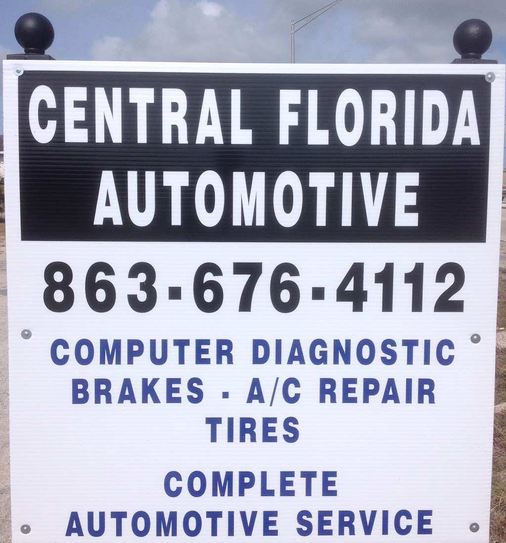 Central Florida Automotive | 2842 FL-60 east, Lake Wales, FL 33898, USA | Phone: (863) 676-4112