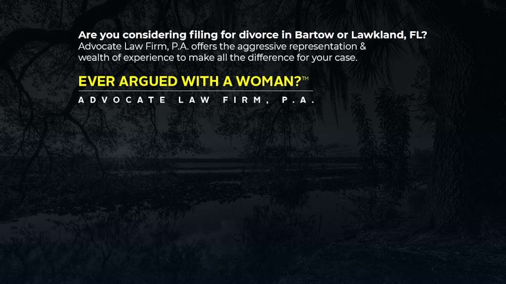 Advocate Law Firm, P.A. | A, 620 Polk St, Bartow, FL 33830, USA | Phone: (863) 644-5566