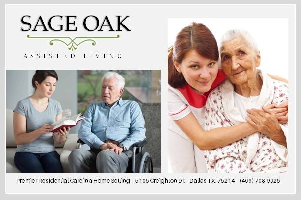 Sage Oak Assisted Living | 5105 Creighton Dr, Dallas, TX 75214, USA | Phone: (972) 807-2331