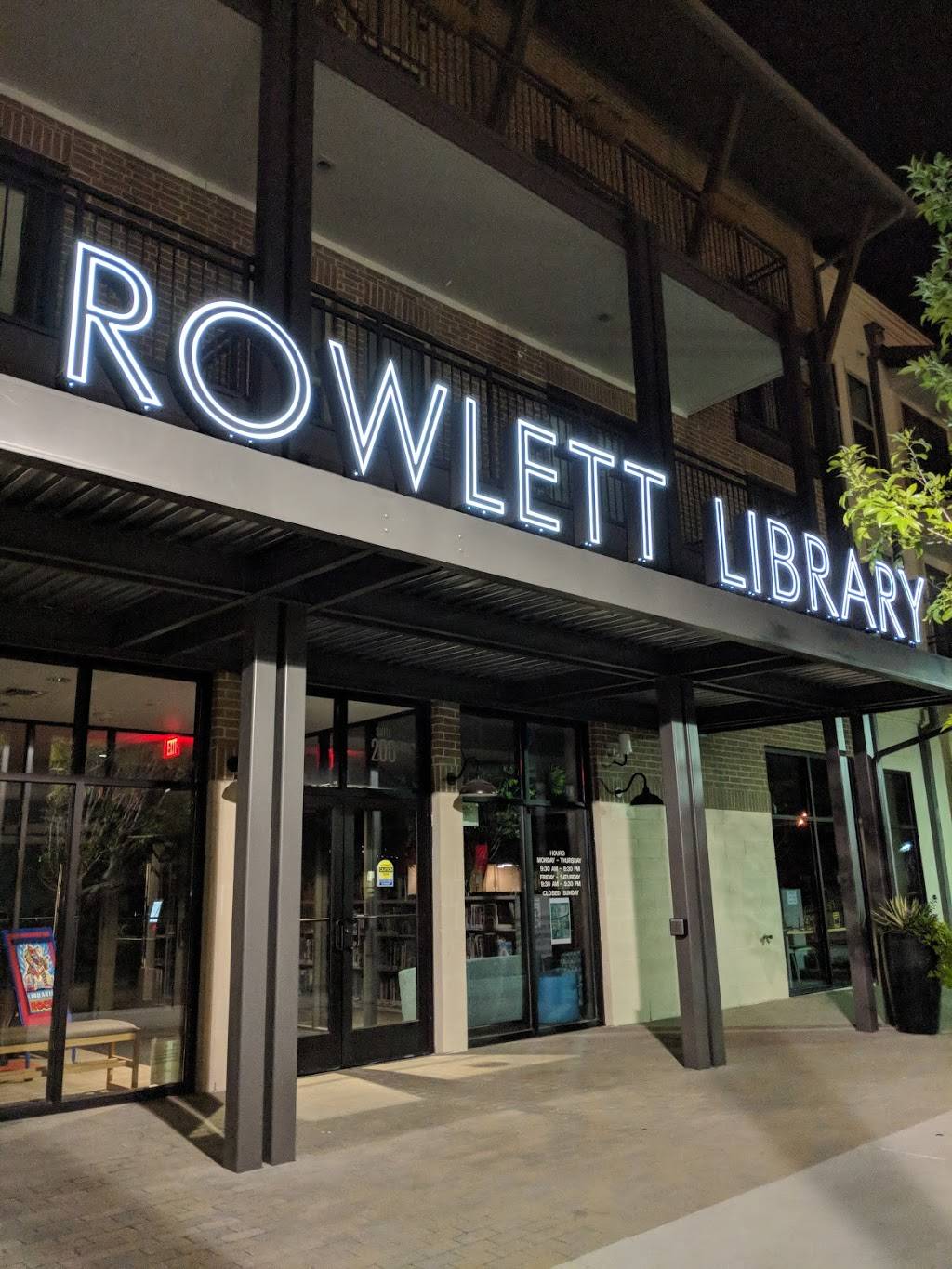 Rowlett Public Library | 3900 Main St STE 200, Rowlett, TX 75088, USA | Phone: (972) 412-6161