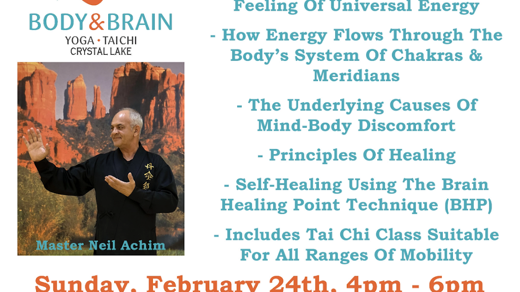 Body & Brain Yoga Tai Chi | 5899 Northwest Hwy Unit B, Crystal Lake, IL 60014 | Phone: (779) 220-9343