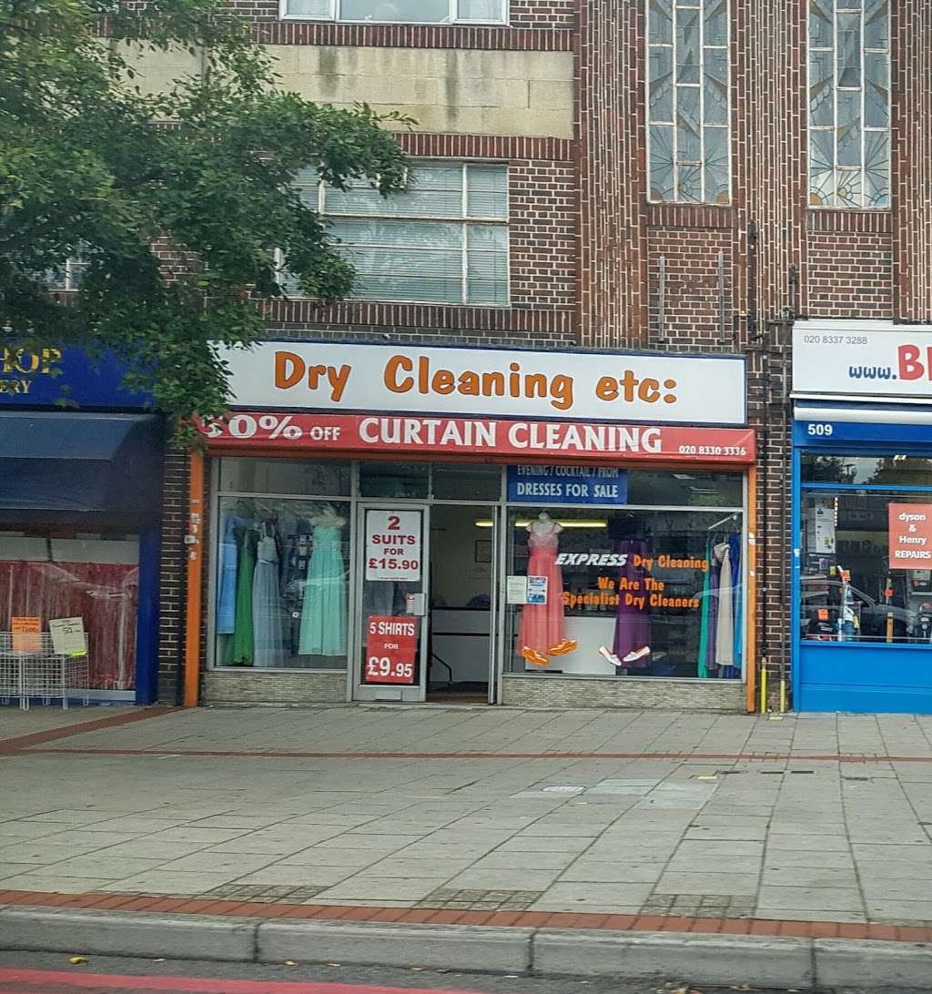 Dry Cleaning Etc | 507 London Rd, Worcester Park, Sutton SM3 8JR, UK | Phone: 020 8330 3336