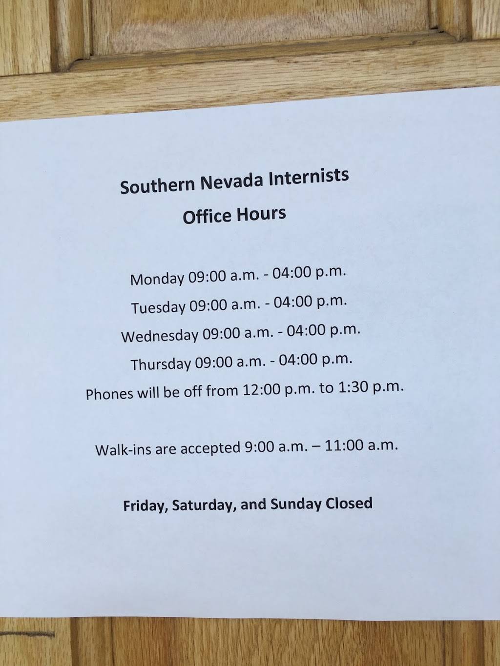 Southern Nevada Internists - Brian E. Lee, MD | 4409 S Pecos Rd, Las Vegas, NV 89121, USA | Phone: (702) 434-6336