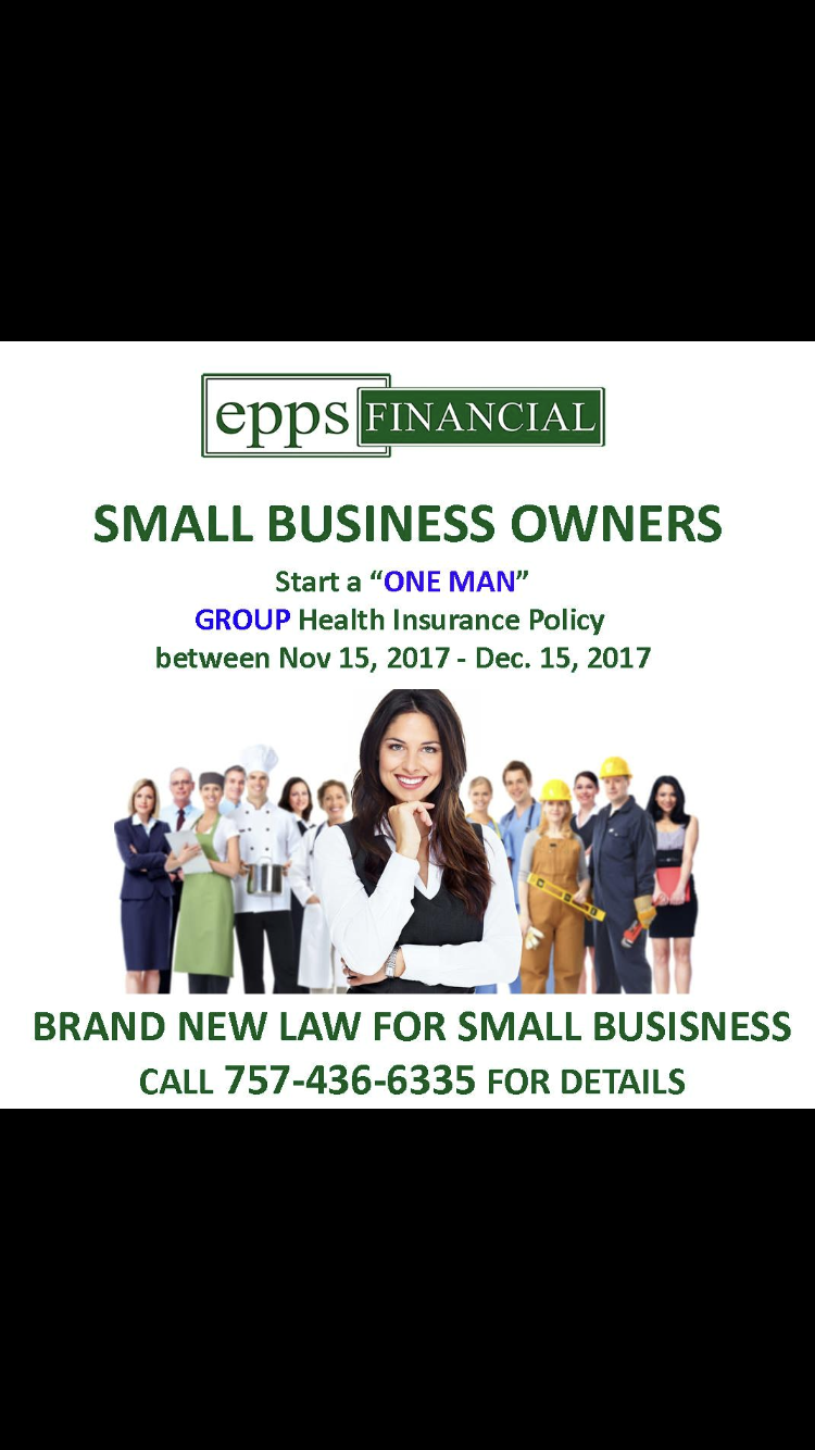Epps Financial Services | 618 Prosperity Way, Chesapeake, VA 23320, USA | Phone: (757) 436-6335