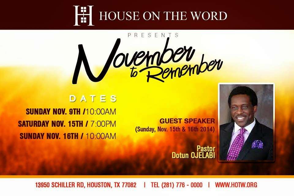 House On The Word | 13950 Schiller Rd, Houston, TX 77082, USA | Phone: (281) 776-0000