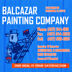 Balcazar Painting Company | 243 Mante Dr, Kissimmee, FL 34743, USA | Phone: (407) 344-1919