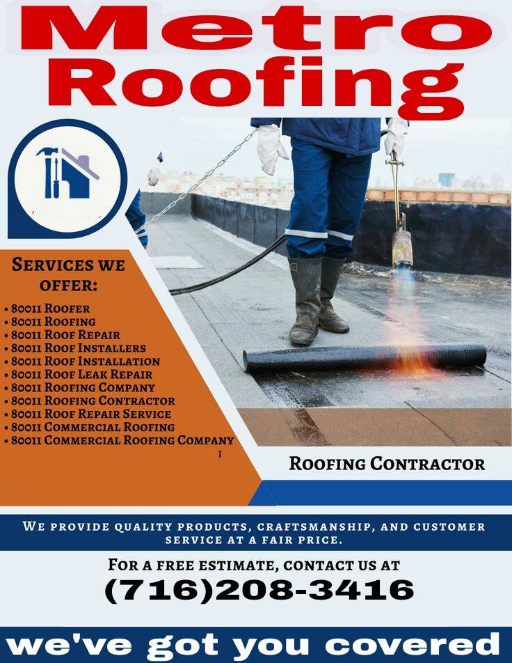 Metro roofing | 1914 Bailey Ave, Buffalo, NY 14211, USA | Phone: (716) 208-3416