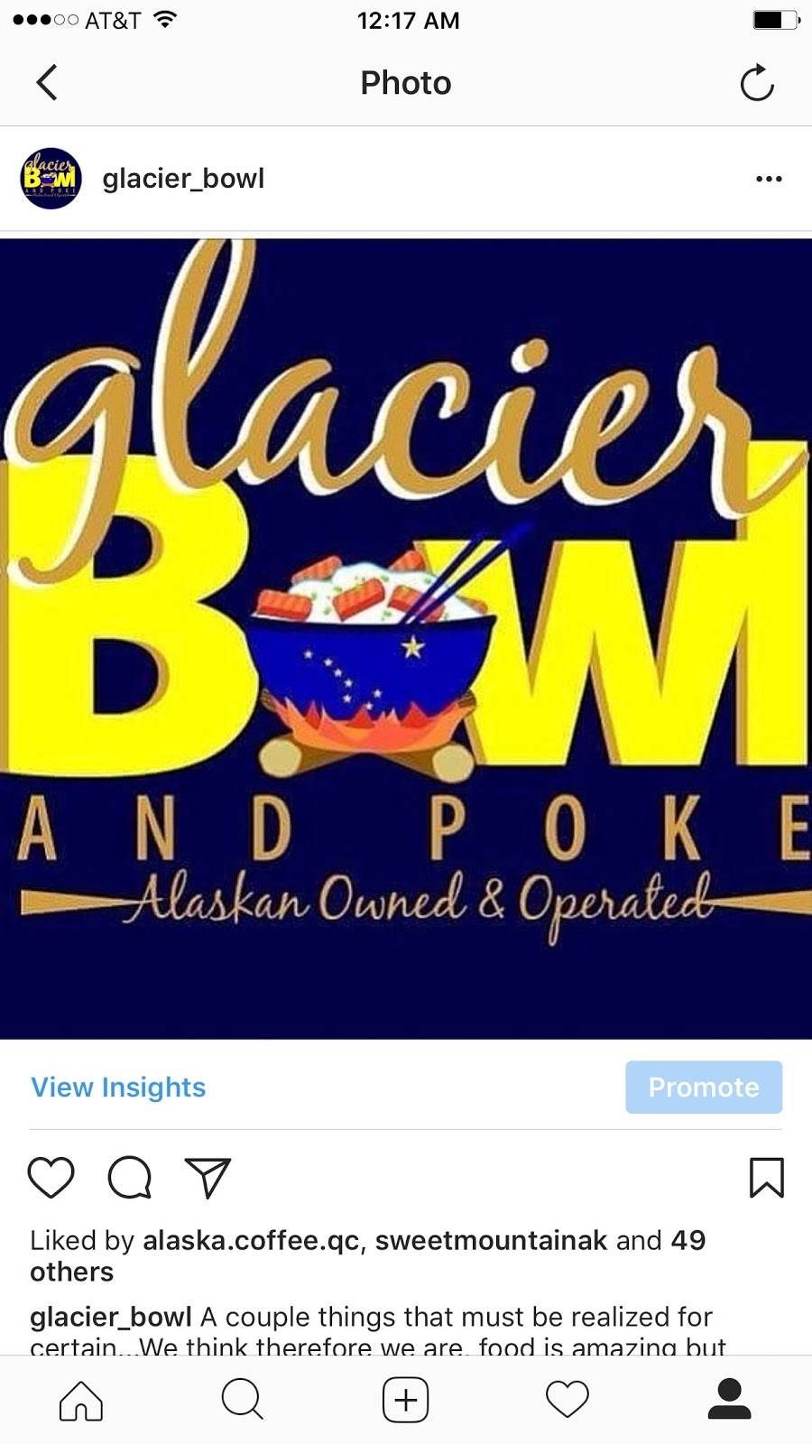 Glacier Bowl and Poke | 11460 Old Seward Hwy, Anchorage, AK 99515, USA | Phone: (907) 444-4946