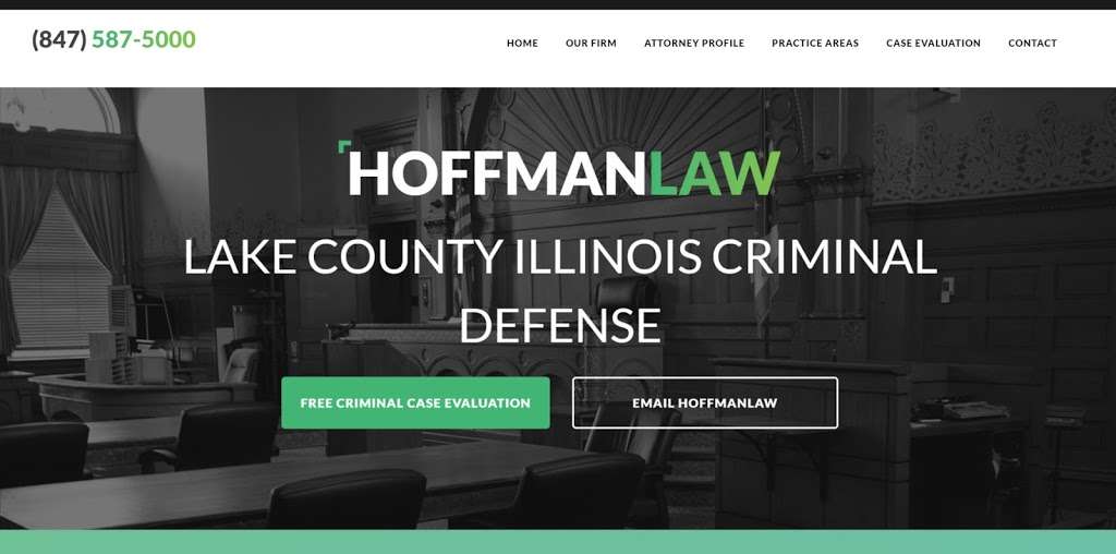 HoffmanLaw Lake County Criminal Defense | 34 W Grand Ave, Fox Lake, IL 60020, USA | Phone: (847) 587-5000