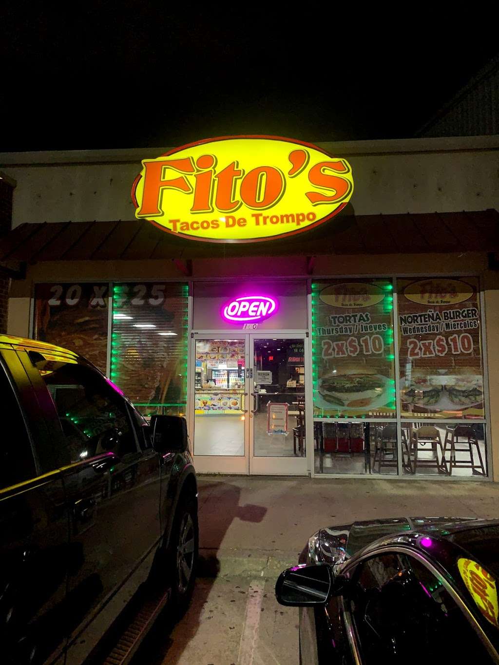 Fitos Tacos De Trompo | 1955 TX-121 BUS #100, Lewisville, TX 75056, USA | Phone: (214) 981-4551