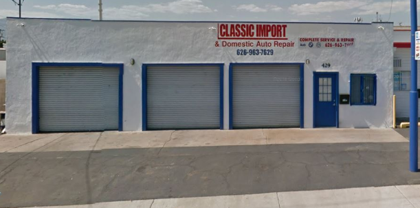 Classic Import Repair | 429 Arrow Hwy, Glendora, CA 91740, USA | Phone: (626) 963-7629