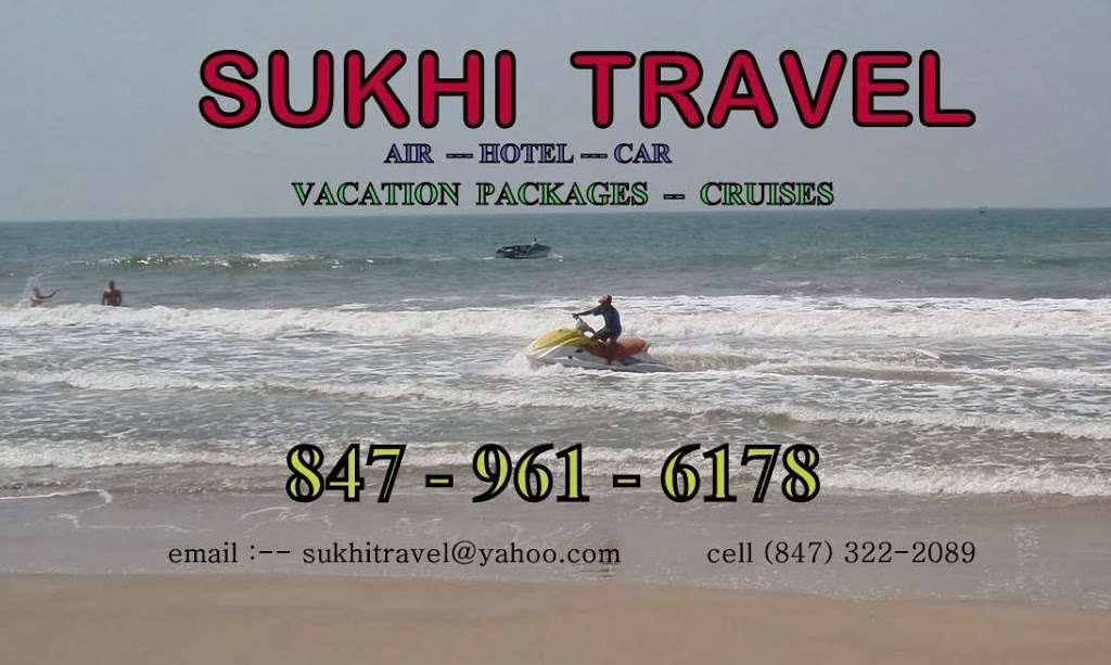 Sukhi Travel | 5512 Savoy Dr, Lake in the Hills, IL 60156 | Phone: (847) 961-6178