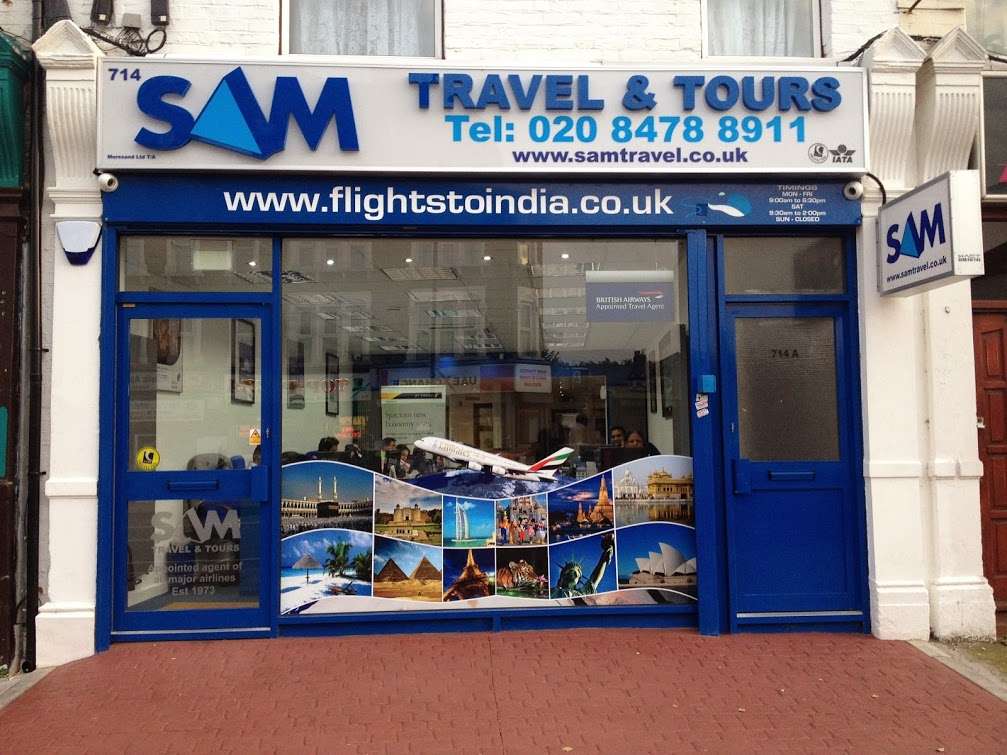 Sam Travel & Tours | 714 Romford Rd, London E12 6BT, UK | Phone: 020 3515 1933