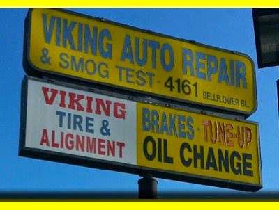Viking Auto Repair & Smog Test | 4161 N Bellflower Blvd, Long Beach, CA 90808, USA | Phone: (562) 425-2618