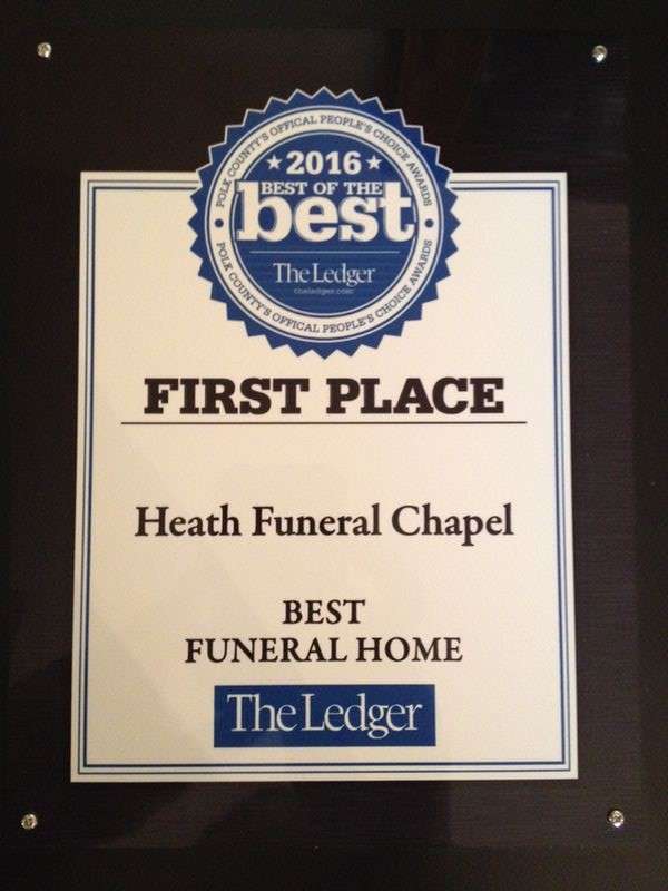 Heath Funeral Chapel & Crematory | 328 S Ingraham Ave, Lakeland, FL 33801, United States | Phone: (863) 682-0111