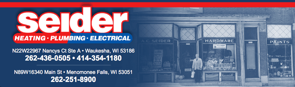 Seider Heating, Plumbing & Electrical | N22W22967 Nancys Ct suite a, Waukesha, WI 53186, USA | Phone: (262) 436-0505