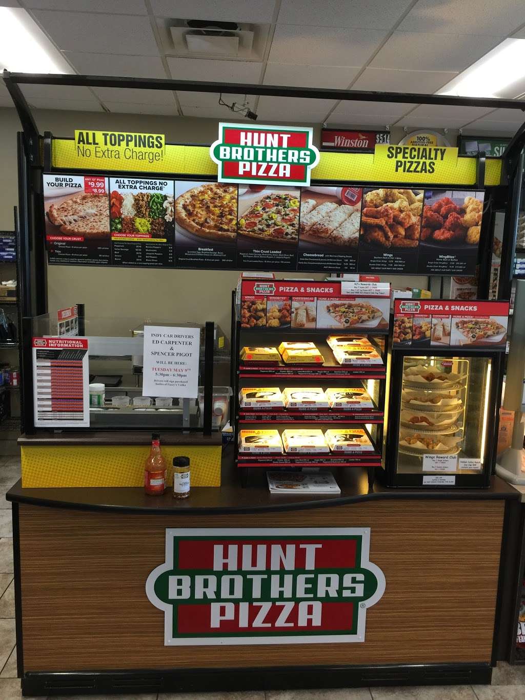 Indy Mart Gas Valero / Hunt Brothers Pizza | 8009 W Washington St, Indianapolis, IN 46231 | Phone: (317) 241-6776