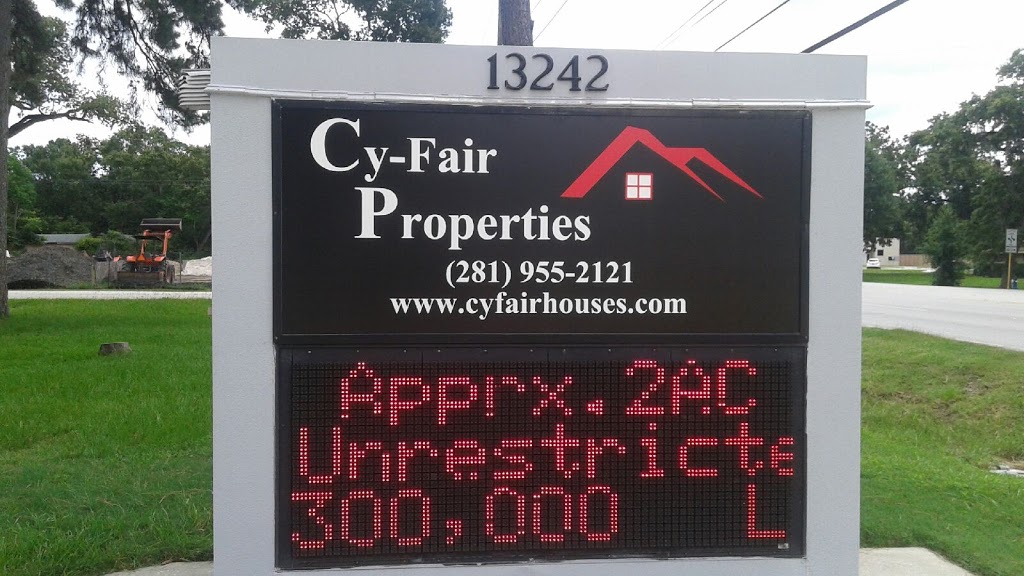 Cy-Fair Properties | 13242 Cypress North Houston Rd, Cypress, TX 77429, USA | Phone: (281) 955-2121