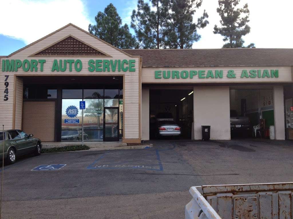 Import Auto Service | 7945 Mission Gorge Rd #111, Santee, CA 92071, USA | Phone: (619) 596-9999