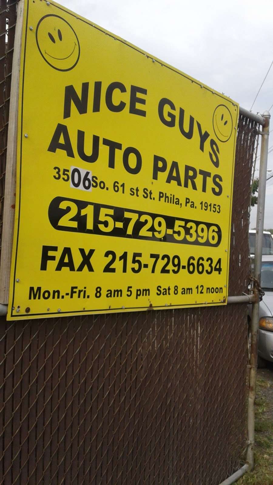 Nice Guys Auto Parts | 3506 S 61st St, Philadelphia, PA 19153, USA | Phone: (215) 729-5396