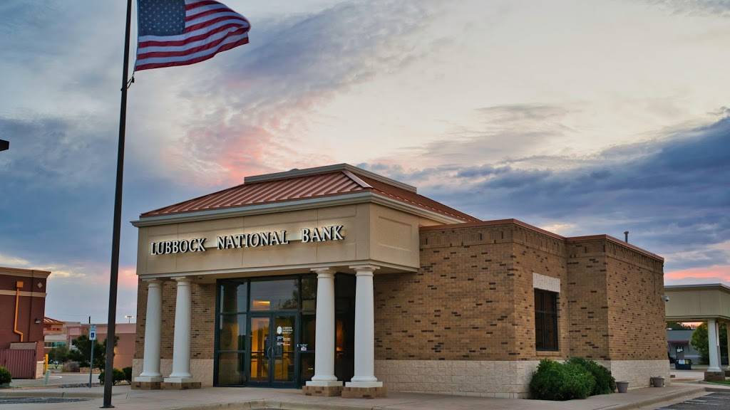 Lubbock National Bank | 9604 Slide Rd, Lubbock, TX 79424, USA | Phone: (806) 792-1000