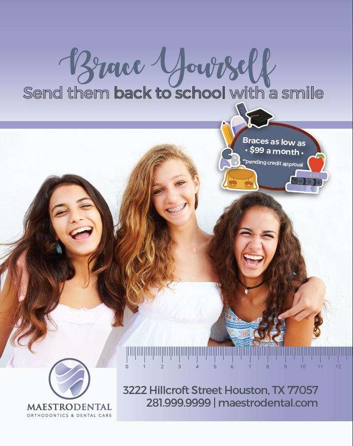 Maestro Dental and Orthodontics | 3222 Hillcroft Ave, Houston, TX 77057, USA | Phone: (281) 999-9999