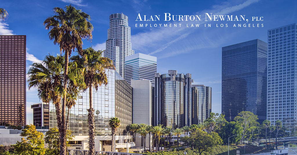 Alan Burton Newman, PLC | 10535 Rose Ave #1, Los Angeles, CA 90034 | Phone: (310) 986-2792